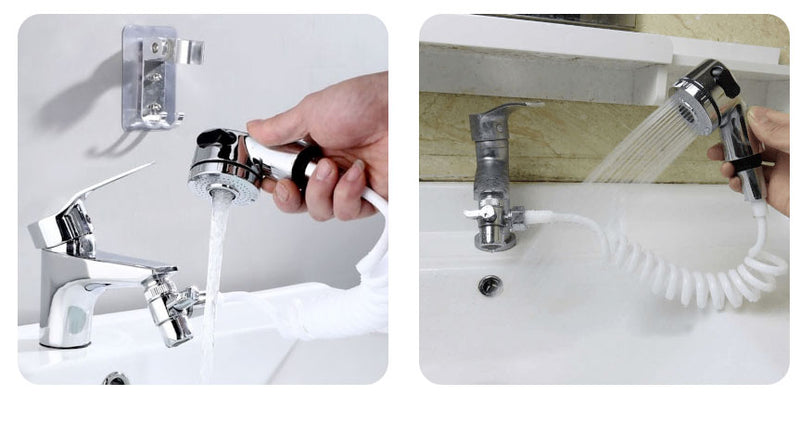 Extra Faucet - Grifo extra flexible con ducha de mano
